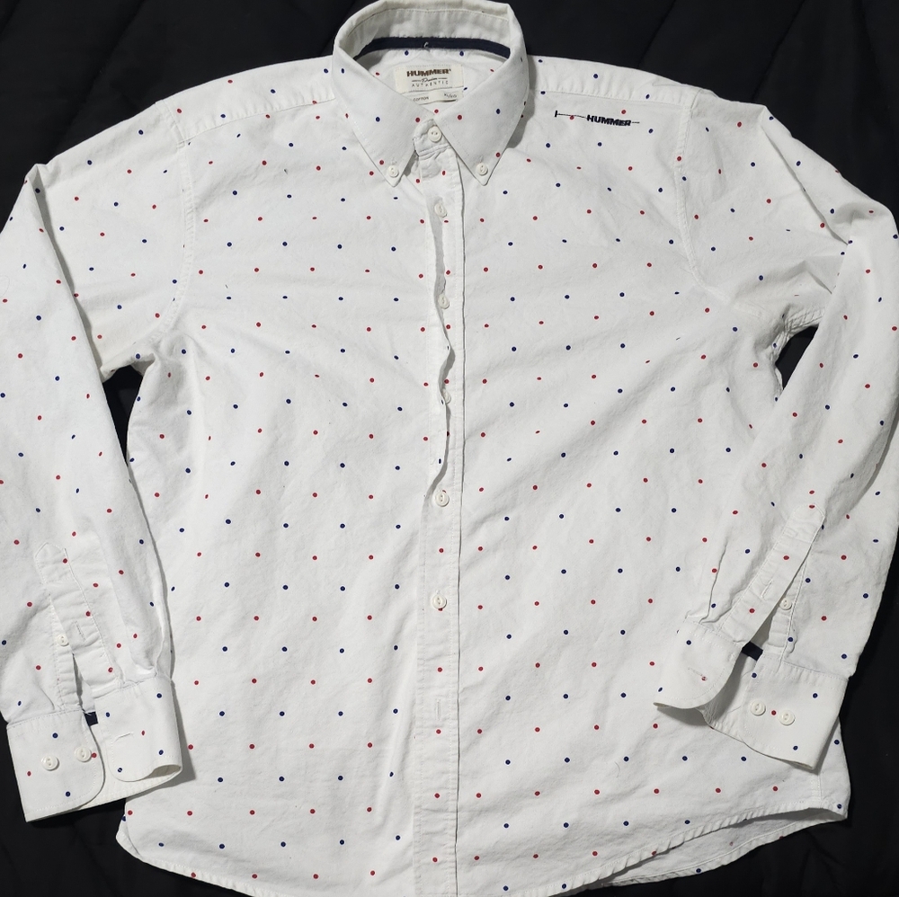 Hummer Button Down (Patriotic Colors)